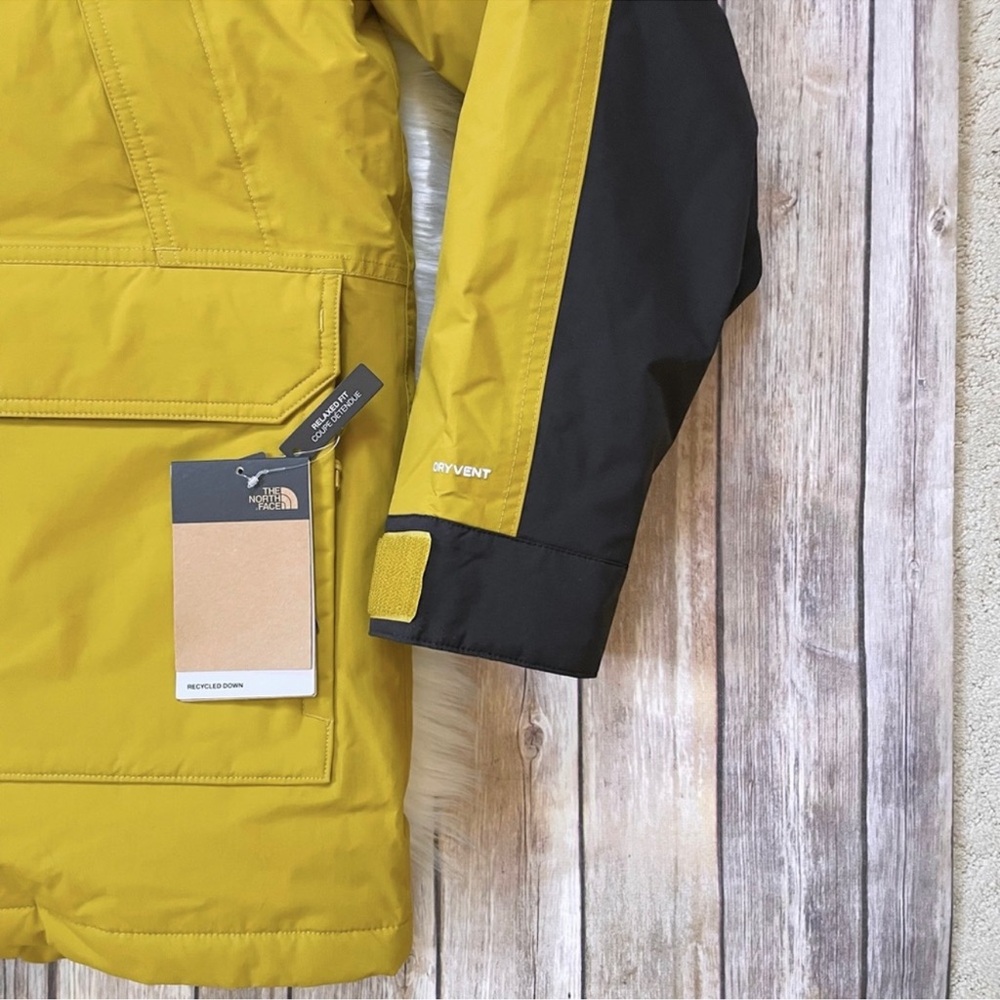 The North Face Men's Mustard and Black Ski Jacket - Picture 7 of 8